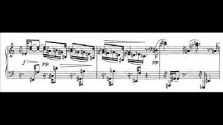 Schoenberg  Three Piano Pieces No 1 with sheet music [upl. by Ekralc]