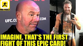 Dana White reveals the UFC 300s FIRST FIGHT OF THE NIGHTConor McGregor wont fight at UFC 300Ilia [upl. by Vinn]