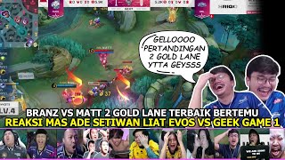 REAKSI MAS ADE SETIAWAN LIAT EVOS VS RBL GAME 1 REACTION STREAMER EVOS GLORY vs REBELLION MPLIDS14 [upl. by Kosiur]