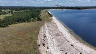 Cottbuser Ostsee Update Einlaufbauwerk 190724 bei 32 Kubikmeter Wasserzulauf [upl. by Charissa241]