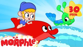 Mila amp Morphle the dolphin play with Aqually  My Magic Pet Morphle  Cartoons For Kids [upl. by Crockett]