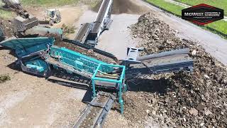 Scrap Yard Material Reclamation with Powerscreen [upl. by Nnalorac721]