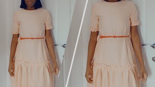 Simple Ruffle Dress Tutorial [upl. by Balduin287]