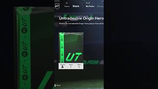 MY UNTRADEABLE ORIGIN HERO PACK fc25 hero viralshort [upl. by Eimerej]