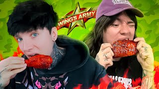 PROBAMOS LAS ALITAS MÁS PICANTES DE WINGS ARMY🔥 [upl. by Cressy]