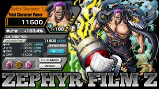 ZEPHYR FILM Z  ONE PIECE BOUNTY RUSH  OPBR [upl. by Aikat]