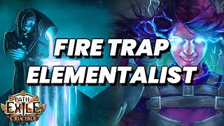 My BEST League Starter Yet  Fire Trap Elementalist Guide [upl. by Labotsirc304]