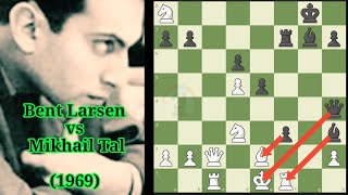 Mikhail Tal sacrificed his minor pieces to open up an attack [upl. by Yrakaz]