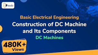 Construction of DC Machine and Its Components  DC Machines  Basic Electrical Engineering [upl. by Lavro986]