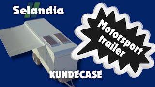 Kundecase  TP 600 specialtilpasset motorsport trailer [upl. by Anaiek474]