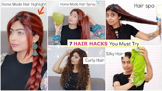 7 New Life Saving HAIR HACKS You Must Try  Rinkal Soni [upl. by Nuajed509]