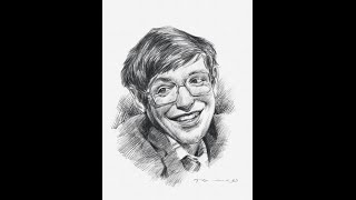 portrait of stephen hawking  pencil drawing  how to draw a face [upl. by Yud820]