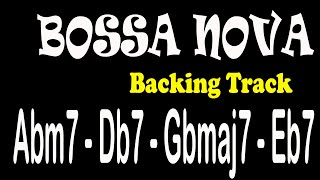 BOSSA NOVA 2516 Backing track in Gb Major [upl. by Nnylear]