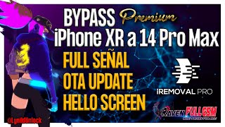 Bypass iPhone XR a 14 Pro Max A12 🔥iRemoval Pro Premium Full Señal [upl. by Regen]