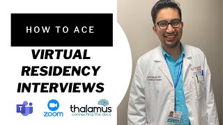 How to ace virtual residency interviews [upl. by Clementine]