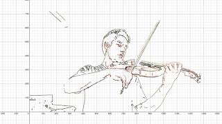 Mendelssohn Violin Concerto in Desmos [upl. by Bondy]