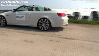 KTM XBow vs BMW M3 DCT Convertible cameraman fail without helmet [upl. by Ilojna]