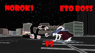 NOROK1 vs ETO BOSS  Epic Boss Battle  RoGhoul 1v1  RoGhoul Norok1 vs Eto Boss [upl. by Odranoel]