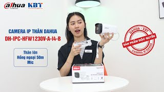 Review amp Demo Camera IP Dahua DHIPCHFW1230VAI4B Độc quyền KBT [upl. by Aela]