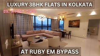 Luxury 3Bhk Flat For Sale In Kolkata At Ruby Em Bypass  M 8100293325  Flats In Kolkata Rs29Cr [upl. by Nnylesor995]