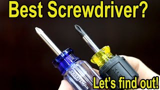 Best Screwdriver Set Craftsman Milwaukee Wera Wiha Klein Tools Felo PB Swiss Tekton [upl. by Seamus]