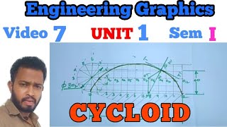 Video 7  cycloidengineering graphics Anna university engineering engineeringgraphics [upl. by Latsyrd]