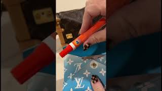 Packing the Louis Vuitton side trunk lv bag louisvuitton luxurybrand [upl. by Eita]