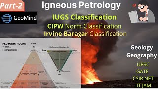 Igneous Petrology  IUGS Classification  CIPW Classification  Geology  Geography  UPSC  GATE [upl. by Ennaihs]