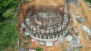 COLUMBARIUM UPDATES UNDER CONSTRUCTION IN TAYTAY VAULTS AT ST ThERESE ALMOST SOLD OUT [upl. by Ilysa]