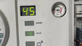 Older Worcester boiler HOW to fill up the pressure using the white key [upl. by Annodal]