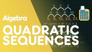 Quadratic Sequences nth Term  Algebra  Maths  FuseSchool [upl. by Gustafsson831]