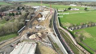 HS2 Construction Progress Southam January 24 [upl. by Akimert141]