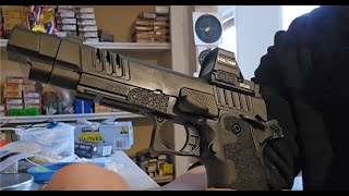 Atlas Gunworks thumb rest on Staccato P Limited How does it help and is it worth 140 [upl. by Euqinahs]