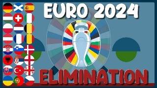 Euro 2024 Predictions Marble Race Stage The 24 Times Eliminations [upl. by Cai]