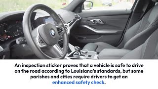 What do you need to get a Louisiana inspection sticker [upl. by Amling]