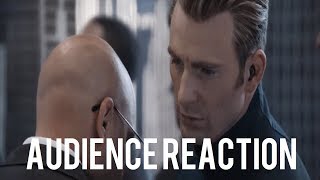 CAPTAIN AMERICA quotHAIL HYDRAquot AUDIENCE REACTION  Avengers Endgame [upl. by Airetnohs550]