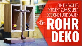 Rohr Deko in Kombination mit Bambus  Das etwas andere Projekt [upl. by Elrak584]