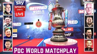 World Matchplay Darts 2024  Darts Live Stream  Day 6 Quarter  Finals  Darts Results Today [upl. by Yelhsa400]