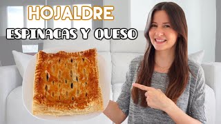 HOJALDRE de ESPINACAS y QUESO de CABRA ✅ Recetas Fáciles con Hojaldre [upl. by Notnirt]