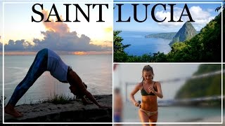 TRAVEL  Keeping Fit in St Lucia  Niomi Smart [upl. by Enwad]