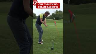 Create backspin with this easy golf trick shorts [upl. by Stanford]