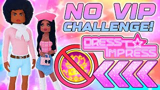 DRESS TO IMPRESS NO VIP CHALLENGE W MY BOYFRIEND 💍 THEY TRIED TO COPY US  Roblox [upl. by Mel]