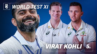 Hes nice to watch on the eye  Australia picks their World Test XI  Virat Kohli [upl. by Alleunamme15]