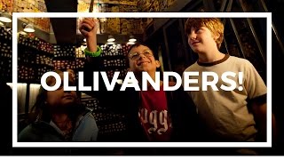 OLLIVANDERS WAND SHOW AT WIZARDING WORLD OF HARRY POTTER PARK HOGSMEADE [upl. by Hcra151]