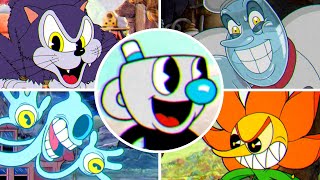 Cuphead  All Bosses with Mugman Including All DLC [upl. by Warwick]