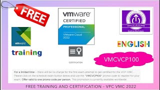 VMWARE  VCP VMC  TRAINING amp CERTIFICATION  FREE  ENGLISH [upl. by Arthur29]