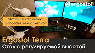 Видеоотзыв на регулируемый компьютерный стол Ergostol Terra  Покупатели о Ergostol [upl. by Assilrac]