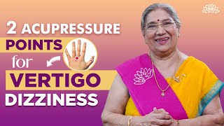 How to Quickly Stop Vertigo  Vertigo amp Dizziness Acupressure Points  Vertigo Treatment At Home [upl. by Norine]