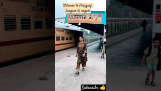 Welcome to sangam  prayagraj ma ganga and yamuna sangm  like and subscribe 👍 [upl. by Toor]