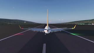 Pegasus Airlines 8622 Recreation Project Flight  Roblox [upl. by Chaille636]